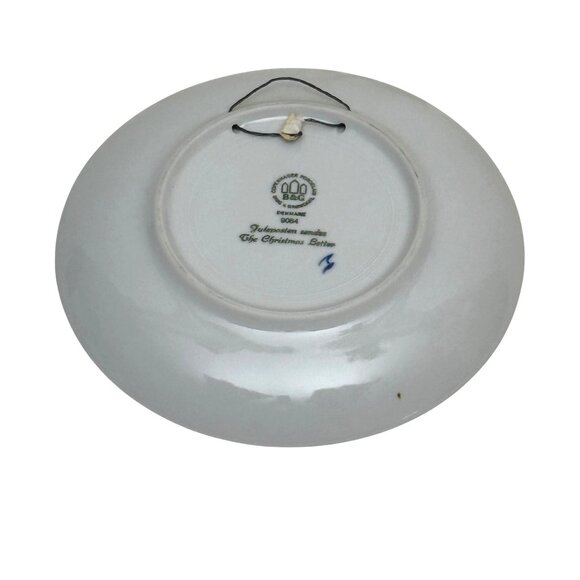 1984 Bing & Grøndahl Porcelain Christmas Plate "The Christmas Letter" - Picture 4 of 5